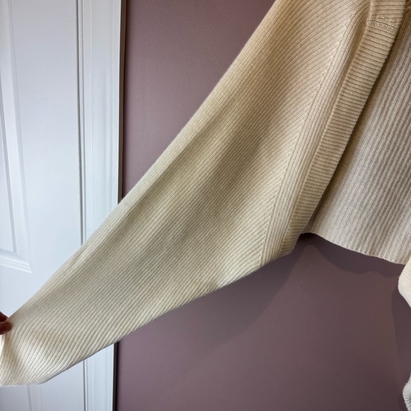 NakedCashmere Antoinette Ribbed Cashmere Sweater Shrug - Picture 6 of 11